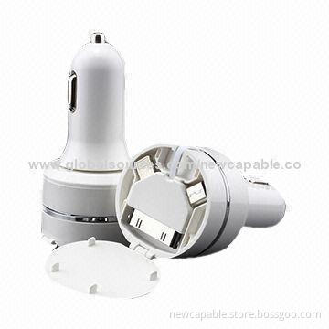 3.4A Big Output Smart Car Chargers, 88 x 45 x 25mm Size